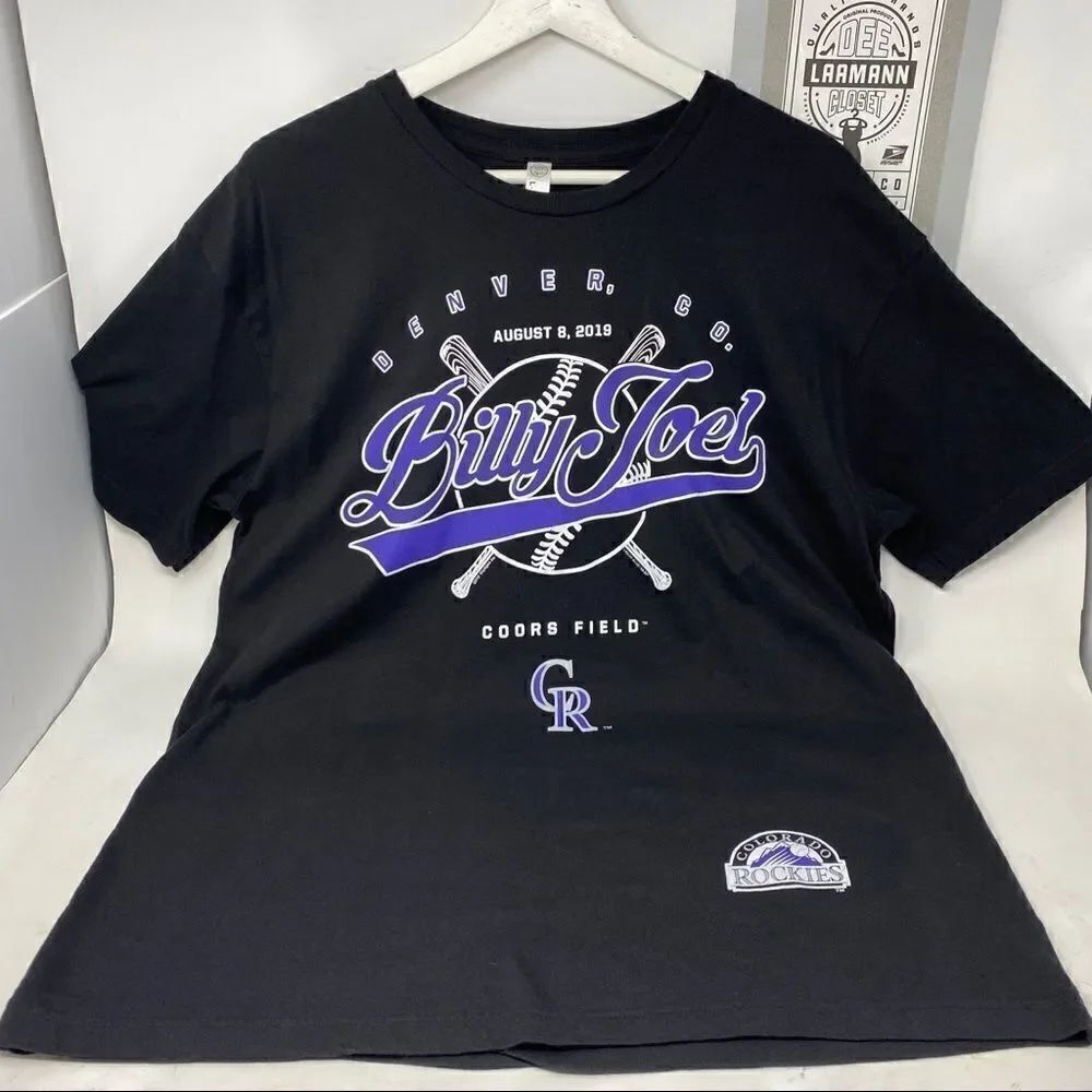 BILLY JOEL LIVE @ ROCKIES COORS FIELD OFFICIAL  Mens Size Large